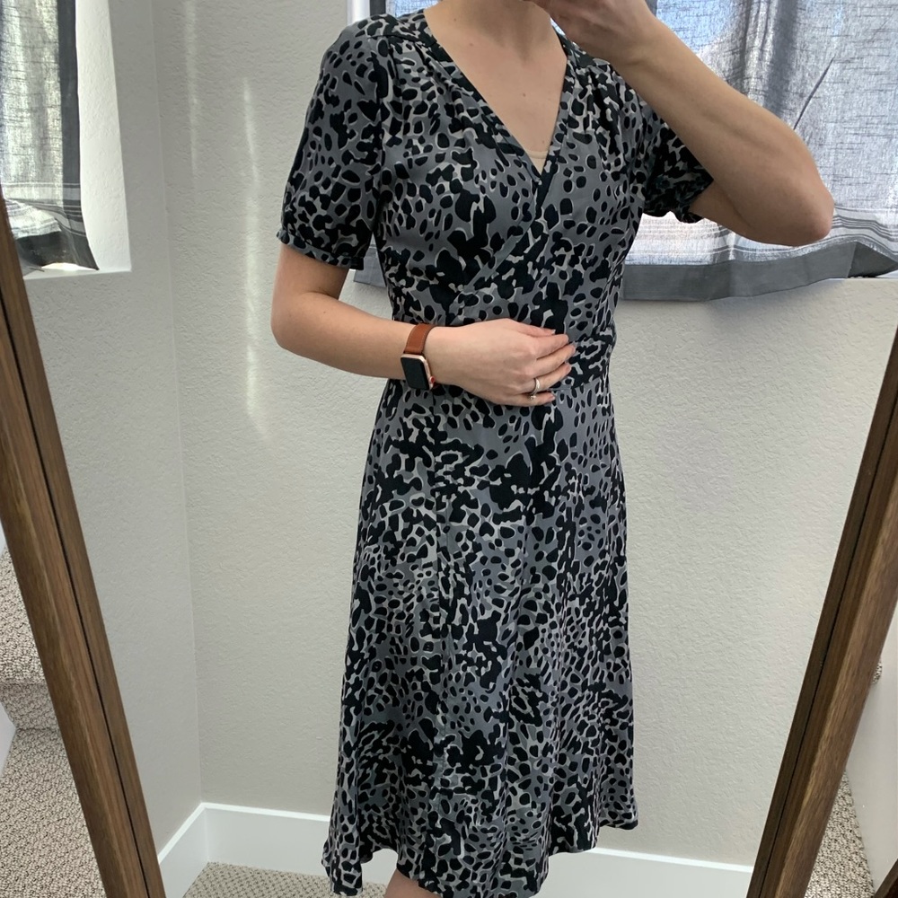 Silky Banana Republic Wrap Dress